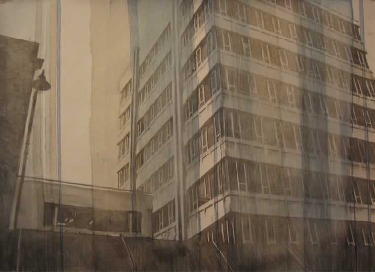 West front through nets